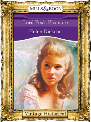 cover image of Lord Fox's Pleasure